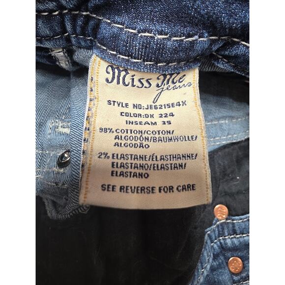 Miss me jeans Easy Boot low rise size 29 sequin embellished - Picture 11 of 11